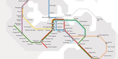 Treni hartë Auckland