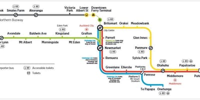 Auckland metro hartë