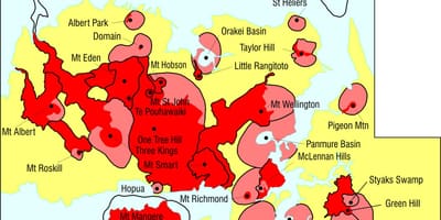 Auckland vullkani hartë